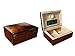 Prestige Import Group Napoli Dome Almo Italian Design Cigar Humidor - Up to 75 Capacity - Color: High Gloss Dark Burl Wood Grain