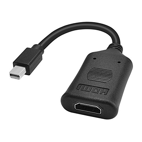 Active Mini DisplayPort to HDMI Adapter 4K, DDup Mini DP(Thunderbolt 2 Compatible) Male to HDMI Female Active Converter Adapter for MacBook Air, Imac, Mac mini, Microsoft Surface Pro 3/4 etc
