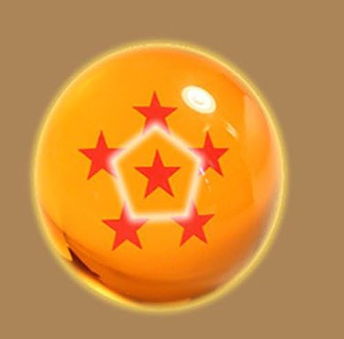 Large 7cm Dragonball Z Replica Crystal Ball Anime Dragonball Set 6-stars Crystal Ball