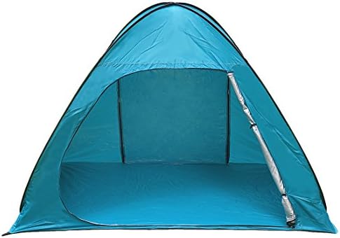 SunnyRoyal Pop Up Tent 2 Person Portable Beach Tents Automatic Outdoor Tent for Camping Fishing Hiking Backpacking 90% UV Protection Beach Tent Sun Shelter Beach Shade for Baby (Blue)