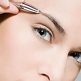 Upgraded Eyebrow Hair Remover, No Pain Eyebrow Hair Remover, As Seen on TV Pretty Eyebrow Hair Remover, the First choice Eyebrow Hair Remover for Gift, Best Eyebrow Hair Remover in 2018