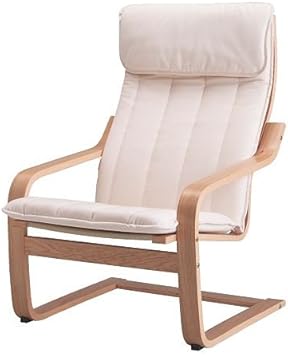 Ikea Poang Armchair Oak Veneer Alme Natural Amazon Co Uk