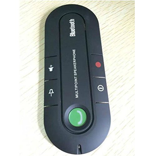 RONSHIN Wireless Multipoint Audio Music Receiver Bluetooth Hands Free Visor Speakerphone Car Kit Electronic Accessories