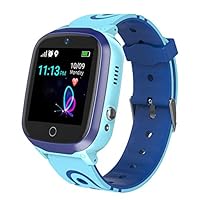 Smart Watch for Kids - Boys Girls Smartwatch Phone with Waterproof GPS Tracker Voice Chat SOS Call Camera Games Alarm Clock Anti Lost Games Touch Screen Watch for Children Students Birthday Gifts