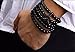 Black 108 0.6cm Prayer Beads Tibetan Buddhist Mala Buddha Bracelet Rosary Wooden Bangle Jewelry