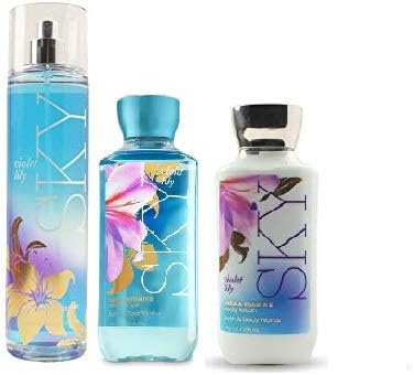 Bath And Body Works Violet Lily Sky Set Of 3 Buy Online At