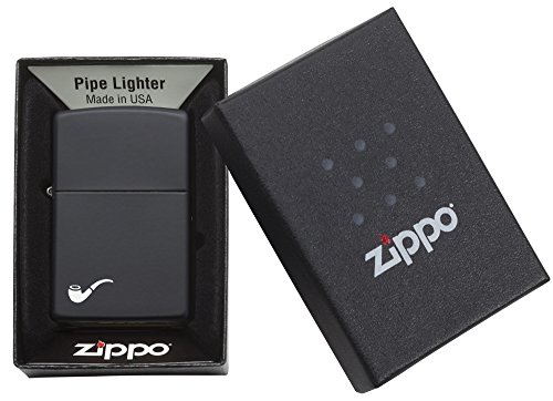 4 Zippo+Pipe+Lighter+Black+Matte