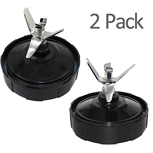 Pushingbest 2PCS Replacement Blade Assembly 7 Fins for Nutri Ninja Auto iQ BL682 BL482 BL642 NN102 BL2013 Nutri Ninja Blender Auto iQ 7 Fins Bottom Blade