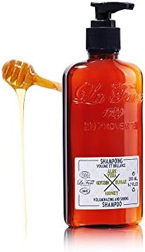 La Fare 1789, Volumizing &amp; Shining Shampoo - Anti Hair Loss, Add Volume and Strengthen Hair - Honey &amp; Aloe Vera - Organic Natural Shampoo (200ml / 6.7 Ounces)