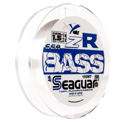 SEAGUAR YUKI ZR SeaBass Fluorocarbon Fishing Line 100% Invisible 150m, Diameter: 0.33mm