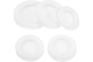Operitacx Round Piggy Bank Stopper Replacement Plugs 1.96 Inch Rubber Sealing Covers for Money Banks Easy Insert Remove Set o