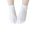 Looching Pack Of 5 Unisex Infant Baby Toddler Breathable Mesh Thin Cutton White Socks (S 1-3 years, white)