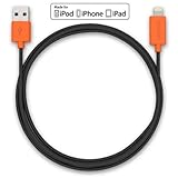 Pawtec Lightning to USB Charge and Sync Cable Apple MFi Certified 3.3 Feet/1Meter for iPhone 7 / 7 Plus / 6s 6 Plus / 6s 6 / SE / iPad Pro / Air 2 / mini 3 / iPod (Black)