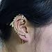 Classic Dragon Ear Wrap Cuff Earring Punk Rock Right Ear (antique brass)