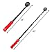 Telescoping Magnetic Pick Up Tool With 50 Lb. Pull Capacity, 40 Inch by Stalwart (Magnet to Pickup Nails, Screws, and Metal Scraps) (Red)