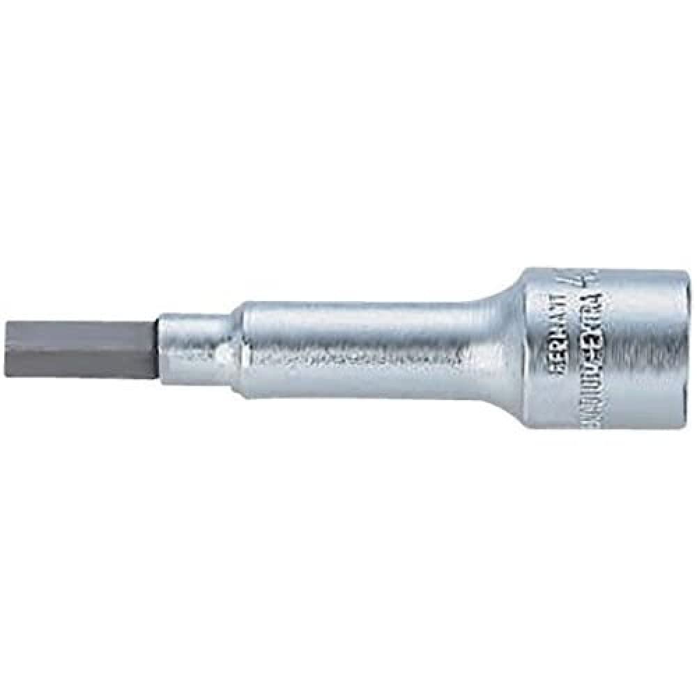 Bahco A6709M-2.5 1/4-Inch Socket Driver Long for Hex Head Screws, Silver, 2.5 mm