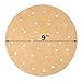 9 Inch Airfryer Parchment Paper 100pcs Unbleached Perforated Air Fryer Liners Non-Stick Parchment Paper Bamboo Steamer Liners for 5.3 & 5.8 quart Air Fryer Cooking
