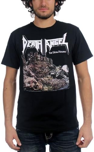 Death Angel Ultra-Violence Men's Black Short Sleeve T-Shirt (Large)