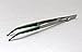 Rubber Tipped Tweezer Bent Tip Slide Locking Button Lock 6