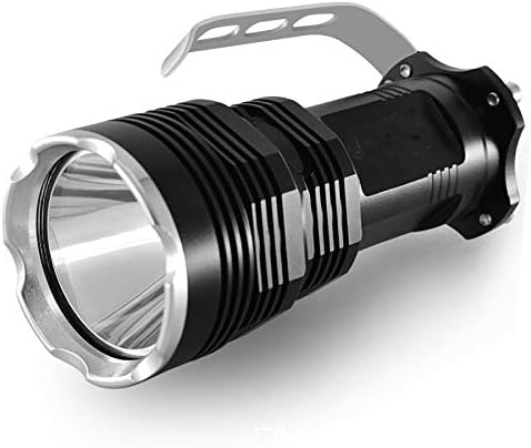 ZHXUANXUAN Strong Light L2 Searchlight Outdoor Portable Remote Charging 10w Flashlight Super Bright Hunting Xenon Lamp Long-range Lighting,Black