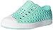Native Kids Iridescent Jefferson Water Proof Shoes, Glass Green/Shell White/Galaxy Iridescent, 13 Medium US Little Kid