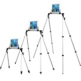 StillCool Universal Tablet Bed Ipad Stand Holder Frame Intersection Angle Easy Adjustment for iPad iPhone Samsung Galaxy Tab (Upgraded Silver&Black)