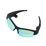 ALLIMITY Sunglasses Bone Conduction Headphones Open Ear Wireless Bluetooth Stereo Car Earphones with Mic for Smartphones Tablets Driving Cycling(Blackish Green)