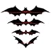 Sumind 48 Pieces Halloween Bats Decoration, 3D Bat Stickers for Wall Bedroom Home Decor DIY Halloween Party Supplies