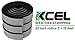 XCEL Rubber Pure EPDM Weather Stripping Adhesive Insulation Tape - Oil, Water Resistant Sound Proof Home Improvement Rubber Foam Strips For Door Window - Made in USA - 3 Rolls x 52