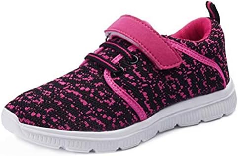 WONZOM FASHION Kid's Casual Lightweight Breathable Running Floral Sneakers Easy Walk Sport Shoes for Boys Girls