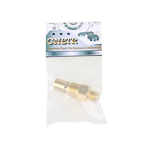 CNBTR Air Compressor Check Valve 1/2PT G3/8 Male NPT Pipe Thread Compression Brass One Way Check Valve