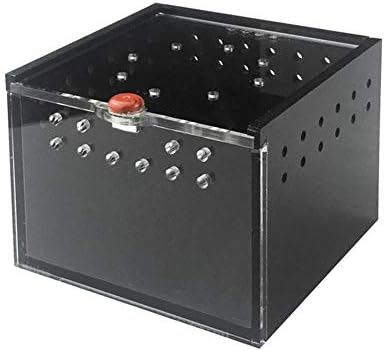 EZIZB Reptiles Acrylic Box For Insect,Reptile, Spiders, Lizard, Scorpion, Centipede, Horned, Frog, Gecko, Beetle