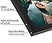 Americanflat 12x18 Poster Frame in Black - Composite Wood with Shatter Resistant Glass - Wall Mounted Horizontal and Vertical Formats