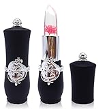 Pack of 6 Crystal Flower Jelly Lipstick, Long Lasting Nutritious Lip Balm Lips Moisturizer Magic Temperature Color Change Lip Gloss