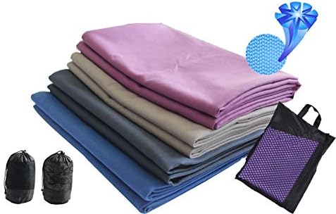 Simplife Microfiber Beach Towels Bath Towels Absorbent Fast Drying Towel Travel Towel Sports Towels Compact Light Weight