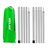 SAN LIKE Tent Pole Telescopic Adjustable tarp Poles