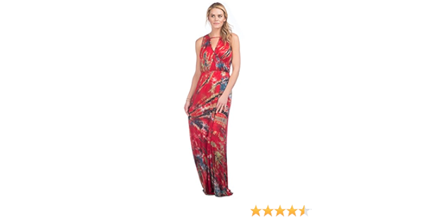 nellie printed maxi dress