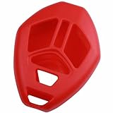 KeyGuardz Red Rubber Keyless Entry Remote Key Fob Skin Cover Protector