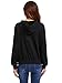 Floerns Women's Drop Shoulder Embroidery Long Sleeve Hooded Sweatshirt