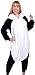 Silver Lilly Unisex Adult Pajamas - Plush One Piece Cosplay Panda Animal Costume