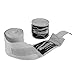 Sanabul Elastic 180 inch Boxing Hand Wraps for Boxing Gloves Muay Thai Kickboxing MMA Wraps for Men & Women, Silver,180
