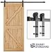 SMARTSTANDARD 6.6ft Heavy Duty Sturdy Sliding Barn Door Hardware Kit -Smoothly and Quietly -Easy to install -Includes Step-By-Step Installation Instruction Fit 36"-40" Wide Door Panel (I Shape Hanger) primary