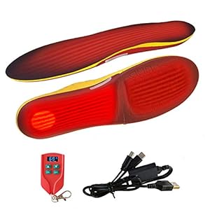 Verwarmbare thermische binnenzool, inlegzolen met batterijmodus en afstandsbediening, 3 temperatuuraanpassing…