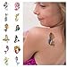 24 Mermaid Temporary Tattoos | Best For Party Supplies | Birthday Parties | Under The Sea Parties | Party Favors And Decorations | Metallic Tattoos For Girls | By John and Judy