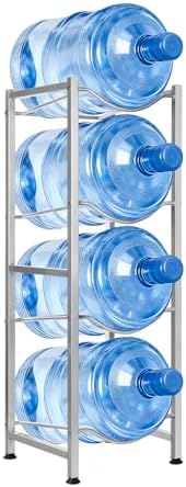SKY-TOUCH Water Bottle Storage Stand 4 Tier, Water Bottle Holder 5 ...