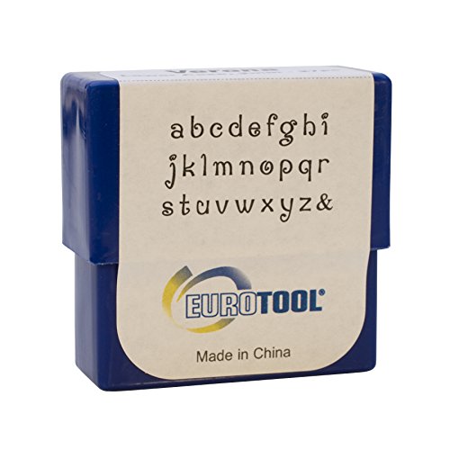 Verona Alphabet Stamp Set - 2 mm Lower Case Metal Marking Stamping Jewelry Tool