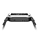 Simpeak Rugged Protective Case with Black Strap Bands Compatible with Apple Watch Series 3 Series 2 42mm, Silver