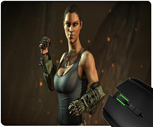 Jacqui Briggs Mortal Kombat X Powered Gauntlets Custom rectangular rubber non-slip and durable fashion mouse pad