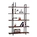 IRONCK Bookshelf and Bookcase 5-Tier, 130lbs/shelf Load Capacity, Industrial Bookshelves Home Office Furniture, Wood and Metal Frame ...