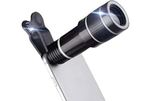 20X Long Focus Telephoto Phone Lens for iPhone and Android, Zoom Cellphone Camera Lens with Phone Clip for Picture Video Taki